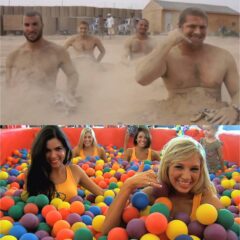 Adictos a ‘Call Me Maybe’: Graciosos soldados tributan a porristas