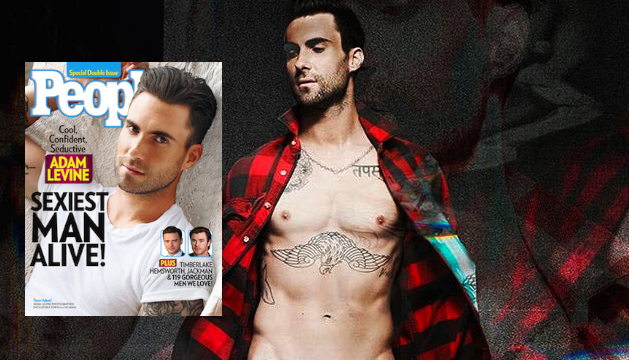 Adam Levine, el hombre más sexy del mundo según People