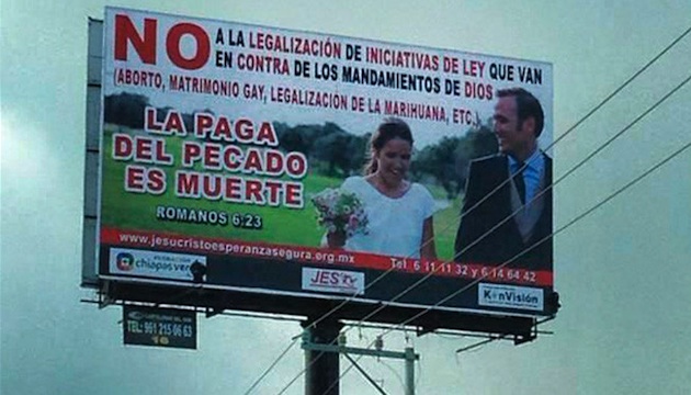 Campaña homófoba en Tuxtla Gutiérrez, México