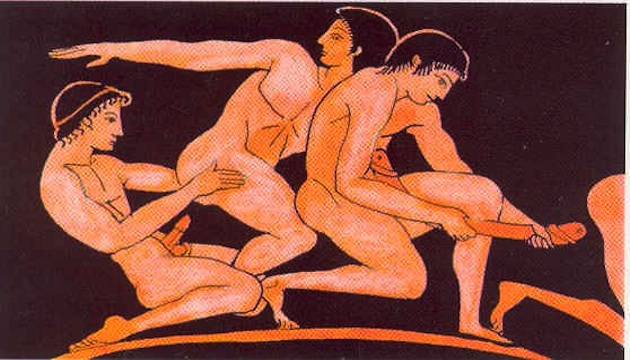 Las relaciones sexuales entre hombres en la antigua Grecia